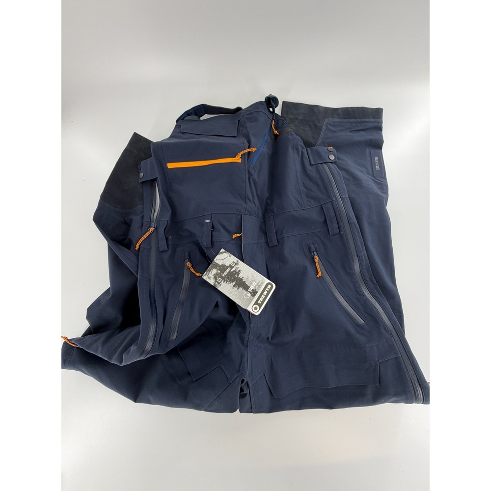 Trew Gear Trewth Bib Primo Men's Medium Tall Blue Ski & Snowboard Pants Bibs